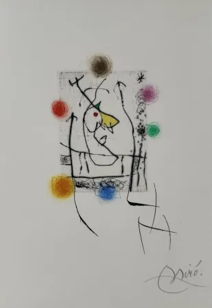 Engraving Miró - Miranda 