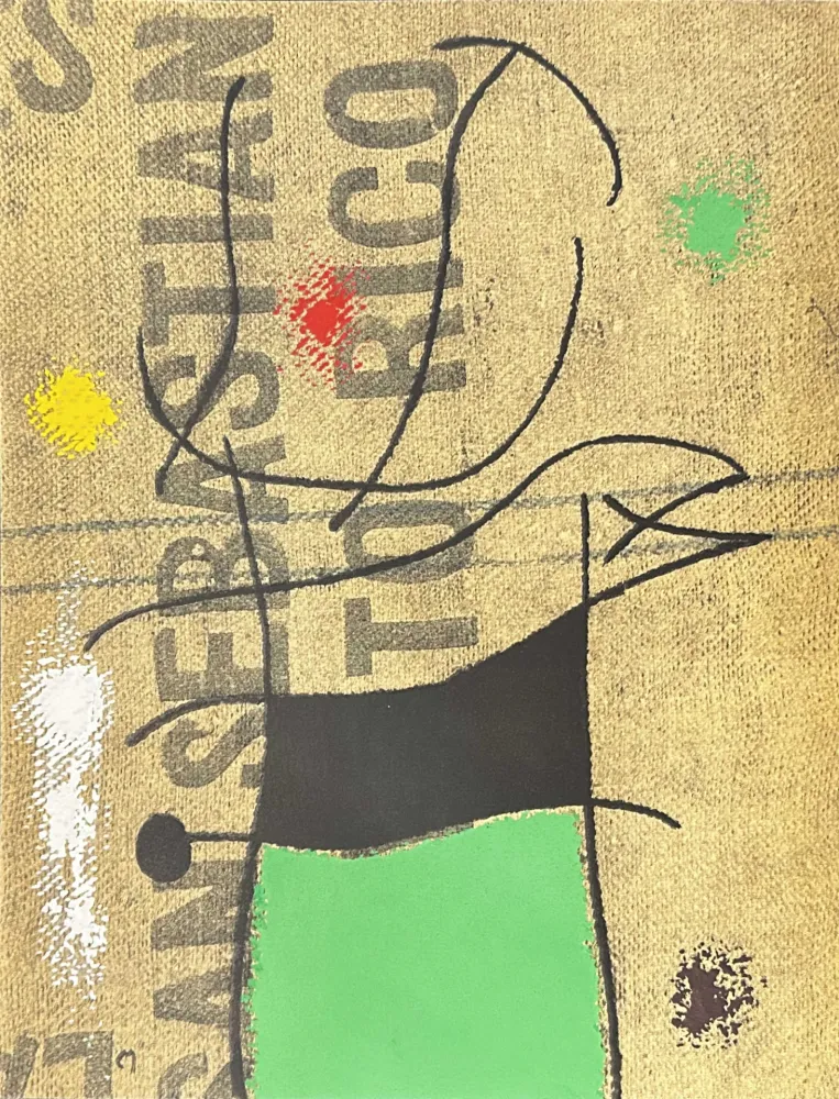 Lithograph Miró - Miro 1959-1960 