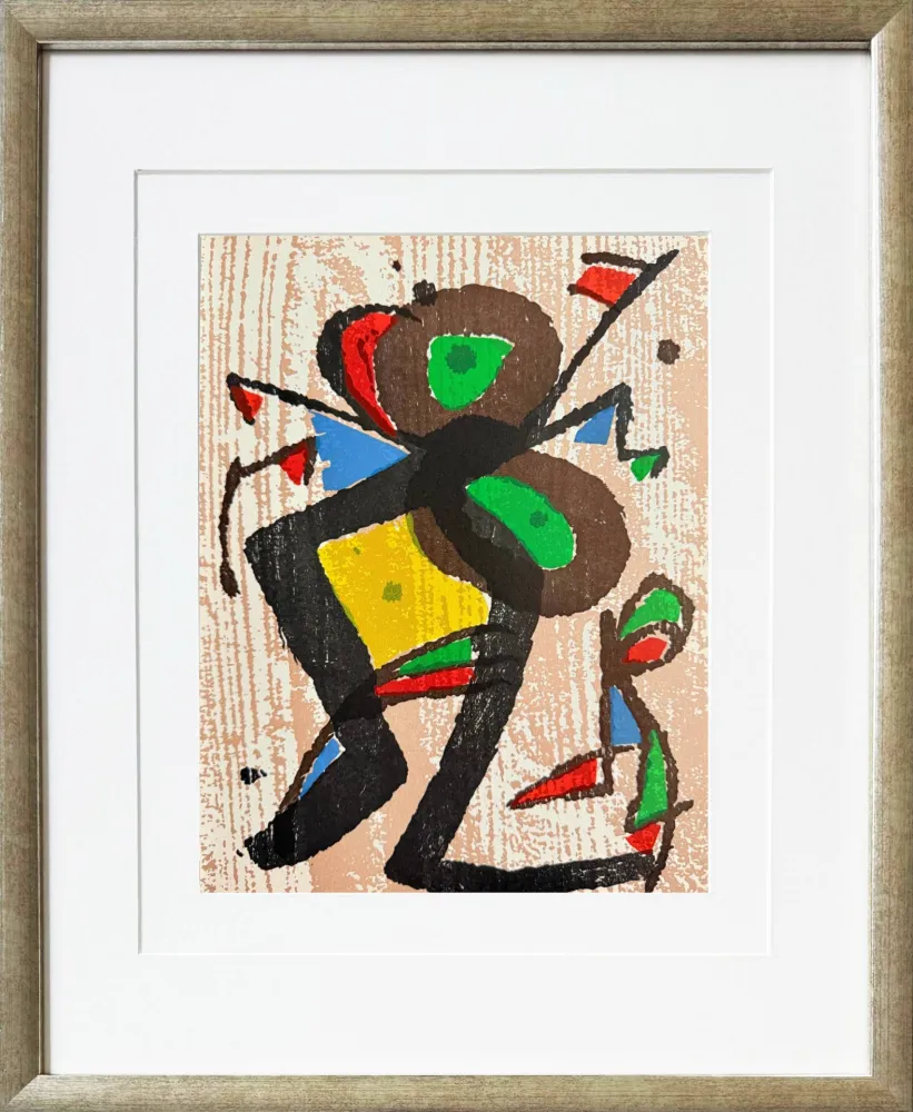 Woodcut Miró - Miro Engraver II