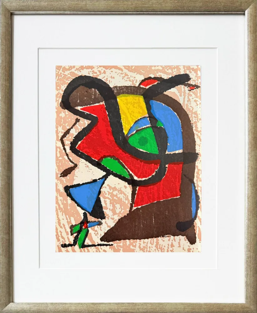 Woodcut Miró - Miro Engraver IV