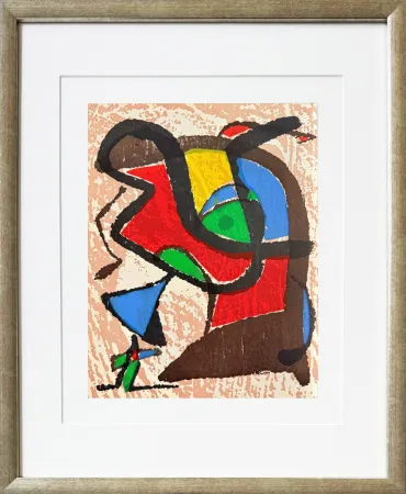 Woodcut Miró - Miro Engraver IV