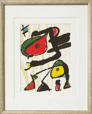 Woodcut Miró - Miro Engraver V