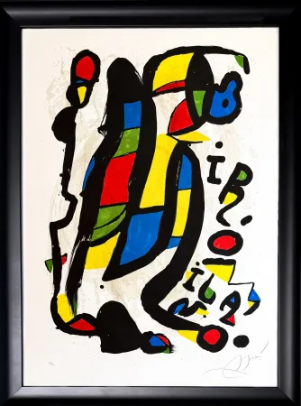 Lithograph Miró - Miró Milano