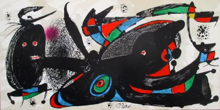 Lithograph Miró - Miro Sculpteur Anglais