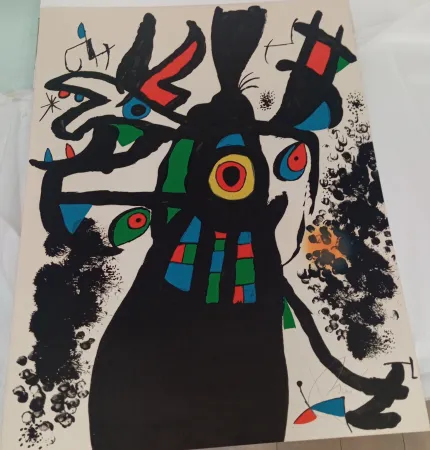 Lithograph Miró - Montroig 3