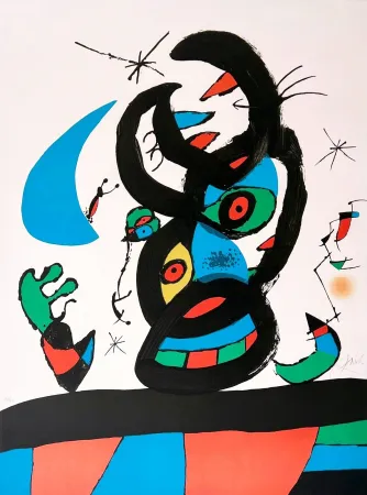 Lithograph Miró - Montroig I 