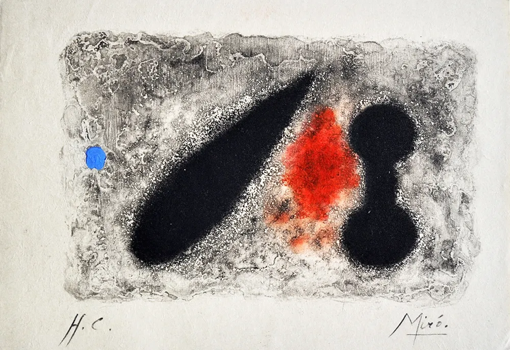 Etching Miró - Nous Avons II