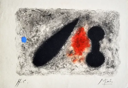 Etching Miró - Nous Avons II
