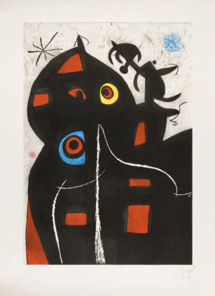 Etching And Aquatint Miró - Pantagruel