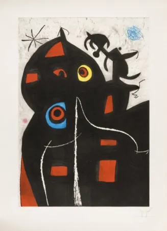 Etching And Aquatint Miró - Pantagruel