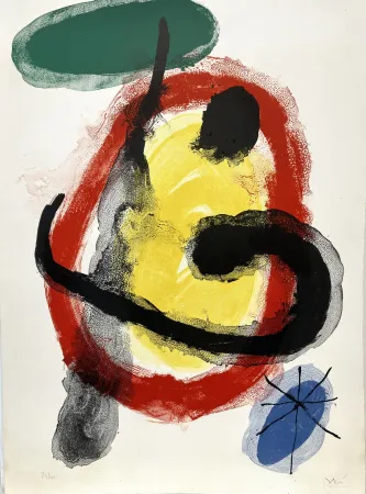 Lithograph Miró - Peintures Murales, 1961
