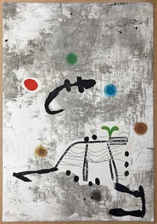 Etching Miró - Pertsonage