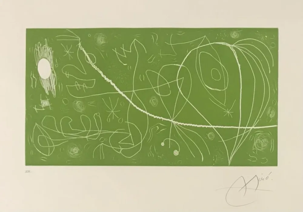 Engraving Miró - Picasso I Els Reventos 