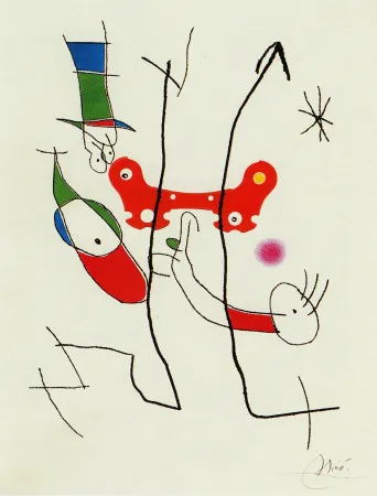 Etching Miró - Plus beau cadeau 