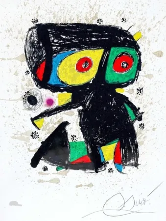 Lithograph Miró - Poligrafa XV años