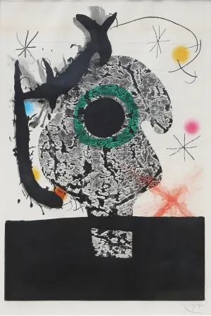 Etching Miró - Polypheme
