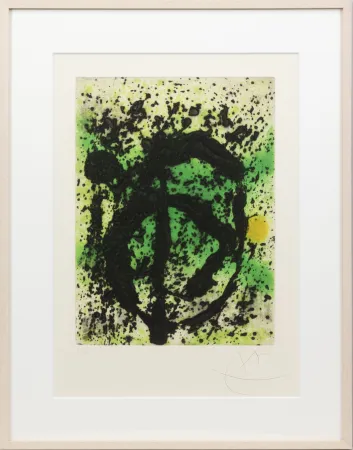 Aquatint Miró - Règne végétal (Plant Kingdom)