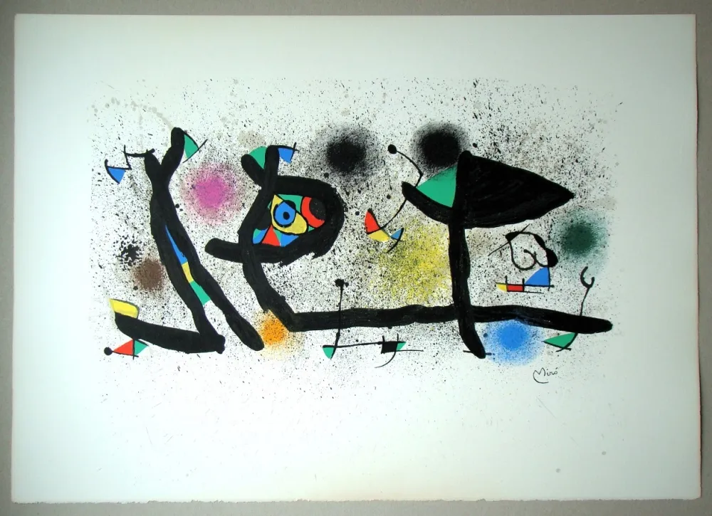 Lithograph Miró - Sculptures
