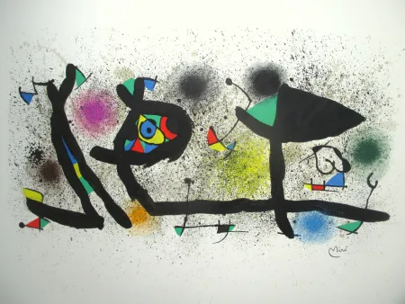 Lithograph Miró - Sculptures