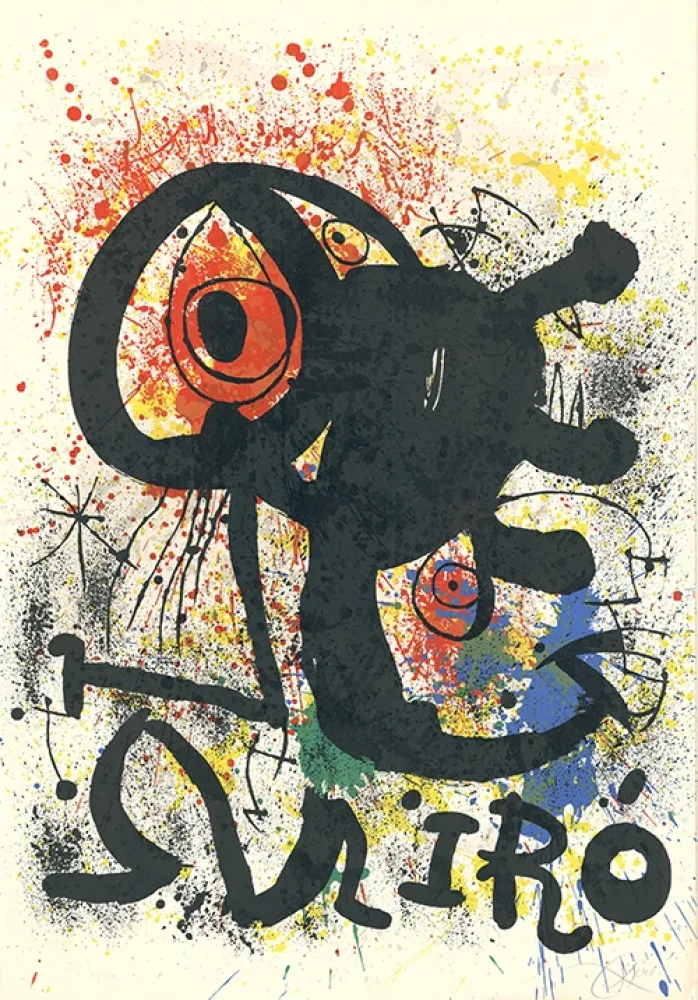 Lithograph Miró - Sculptures et céramiques