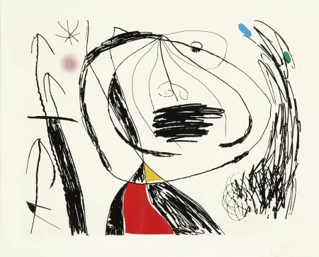 Engraving Miró - Serie Mallorca V