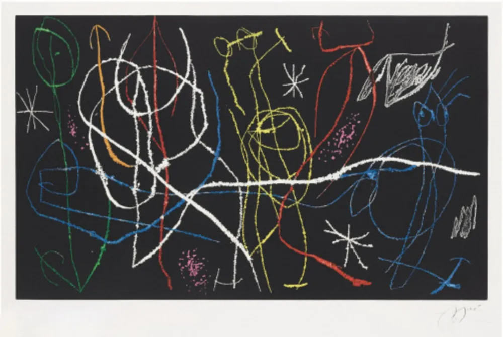 Etching Miró - Sunday Guest III (L'Invitée du Dimanche)