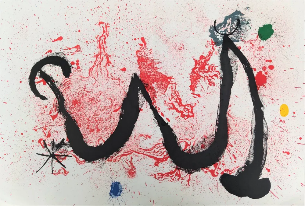 Lithograph Miró - The Fire Dance
