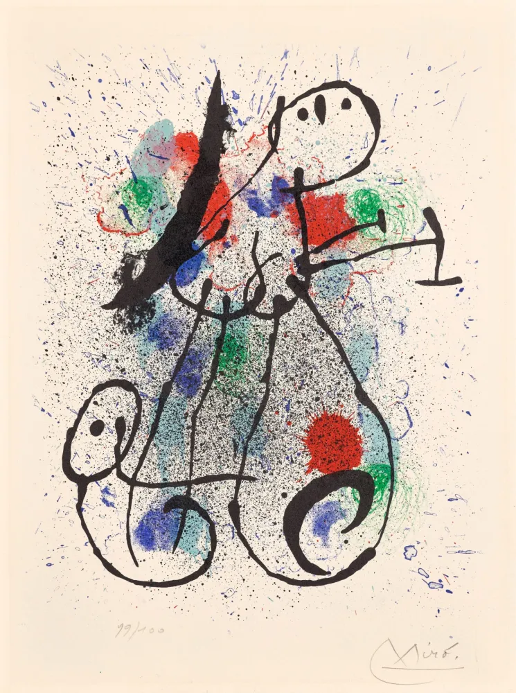 Lithograph Miró - Toute nuit désormais (Every Night from Now On)