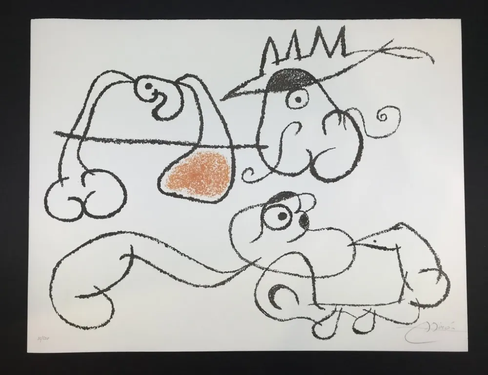 Lithograph Miró - Ubu aux Balèares