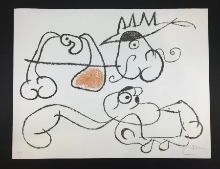 Lithograph Miró - Ubu aux Balèares