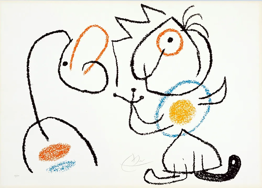 Lithograph Miró - Ubu aux Baléares
