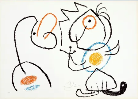 Lithograph Miró - Ubu aux Baléares