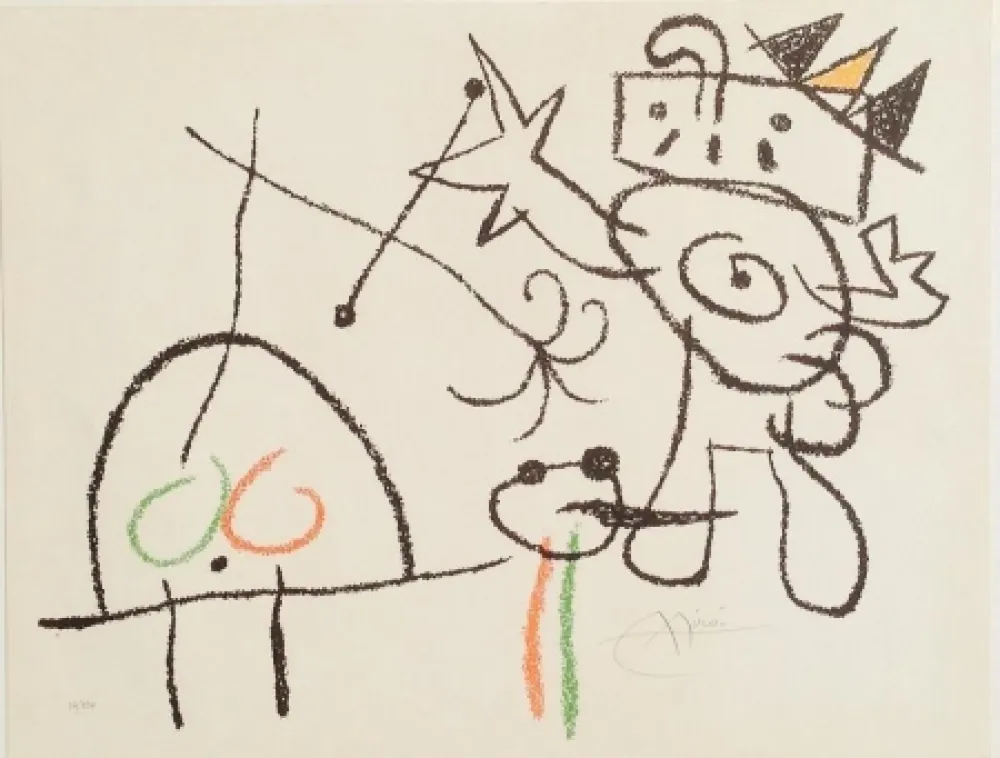 Lithograph Miró - Ubu aux Baléares