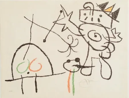 Lithograph Miró - Ubu aux Baléares
