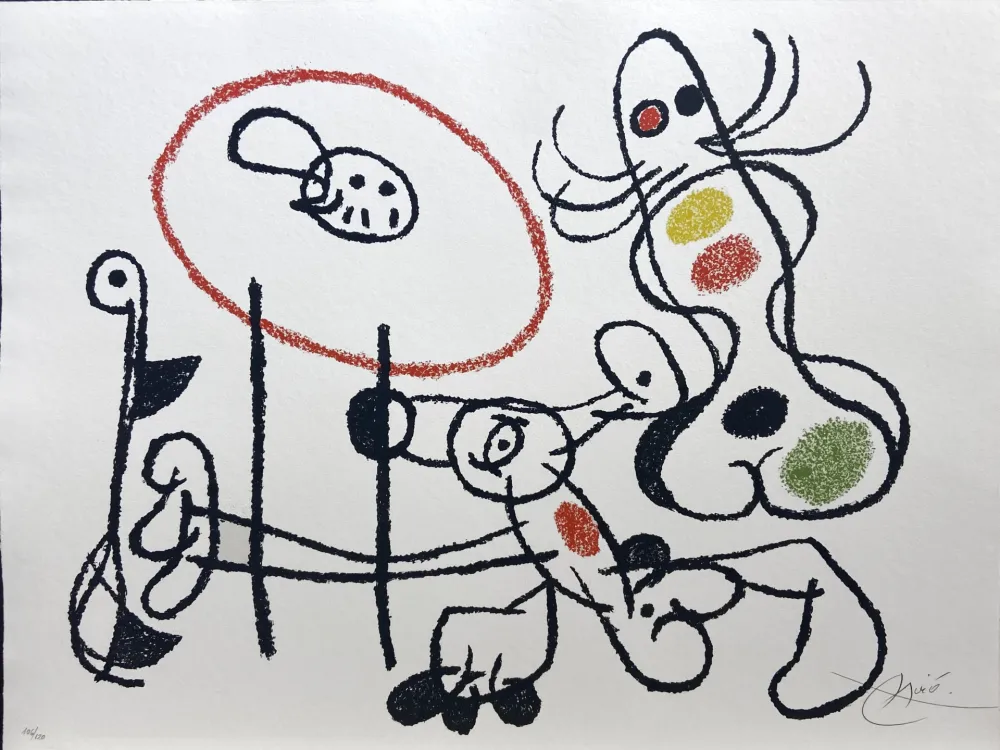 Lithograph Miró - UBU ON THE BALEARIC ISLANDS