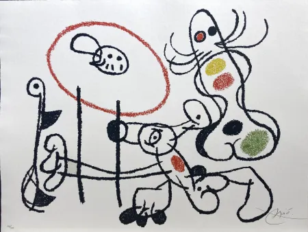 Lithograph Miró - UBU ON THE BALEARIC ISLANDS