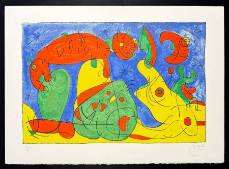 Lithograph Miró - Ubu Rey (Ubu Roy)
