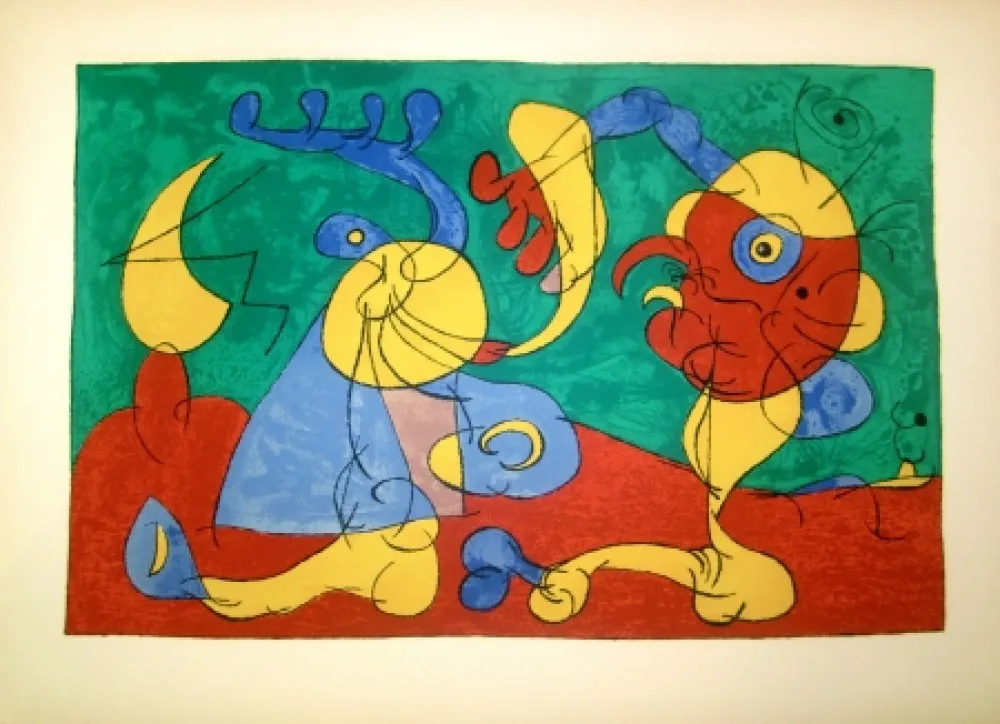 Lithograph Miró - Ubu Roi