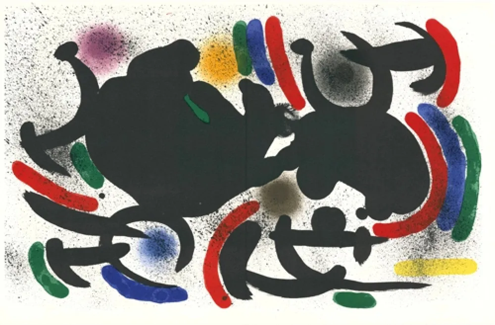 Lithograph Miró - Untitled