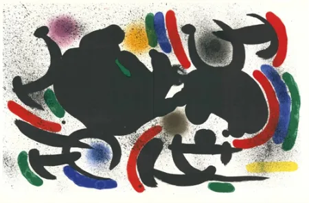 Lithograph Miró - Untitled