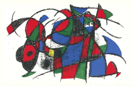 Lithograph Miró - Untitled