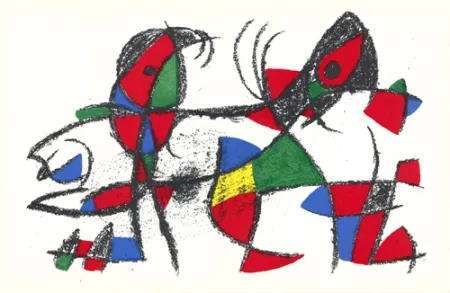 Lithograph Miró - Untitled