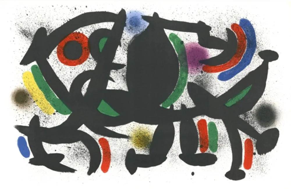 Lithograph Miró - Untitled