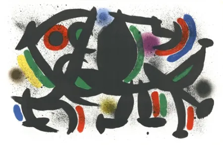 Lithograph Miró - Untitled