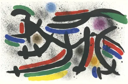 Lithograph Miró - Untitled