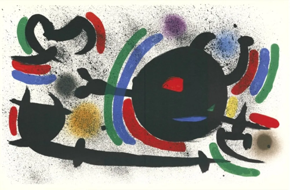 Lithograph Miró - Untitled
