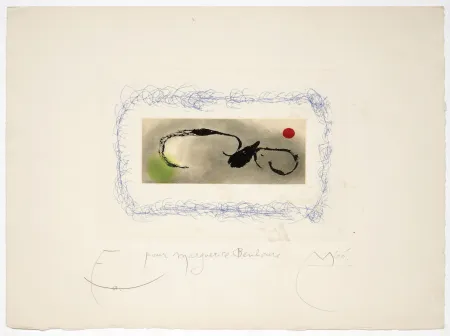 Etching And Aquatint Miró - Without the Sun, Heraclitus of Ephesus, 1965