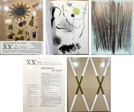 Illustrated Book Miró - XXe Siècle (Nouvelle série). XXVI Année. N°24. Permanence du Sacré. Déc. 1964 (Miro, Hartung)