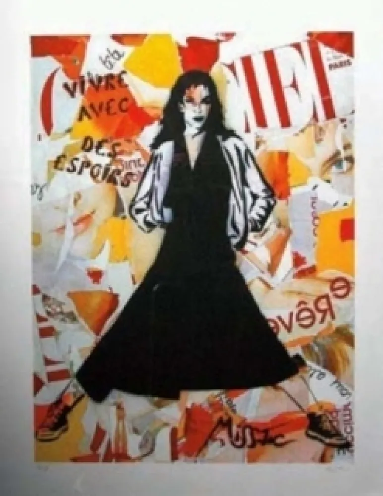 Lithograph Miss.tic - Vivre avec des espoirs