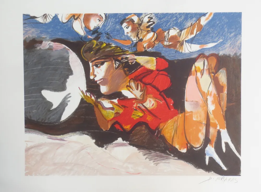 Lithograph Mitaras - Sans titre